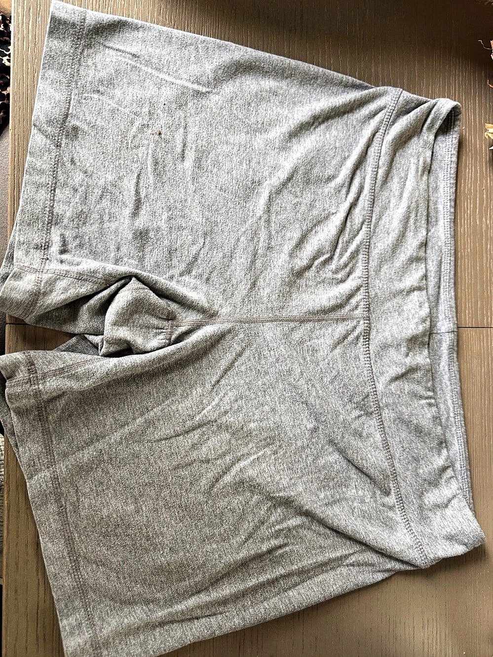 Gray Short Biker Shorts